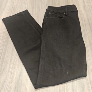 7 For All Mankind Mens Jeans Black Denim‎ Slimmy Cotton Blend Stretch 36x33